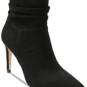 XOXO Black Heeled Boots for Women